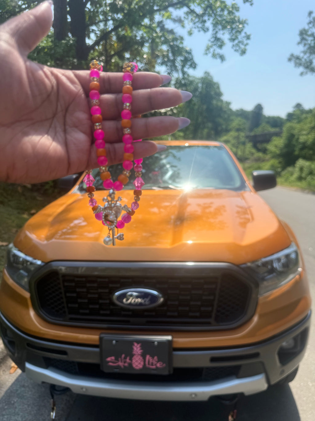 Protected Journey Car Charm